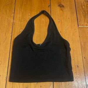 Brandy Melville cropped halter top